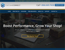 Tablet Screenshot of carcareconnect.com